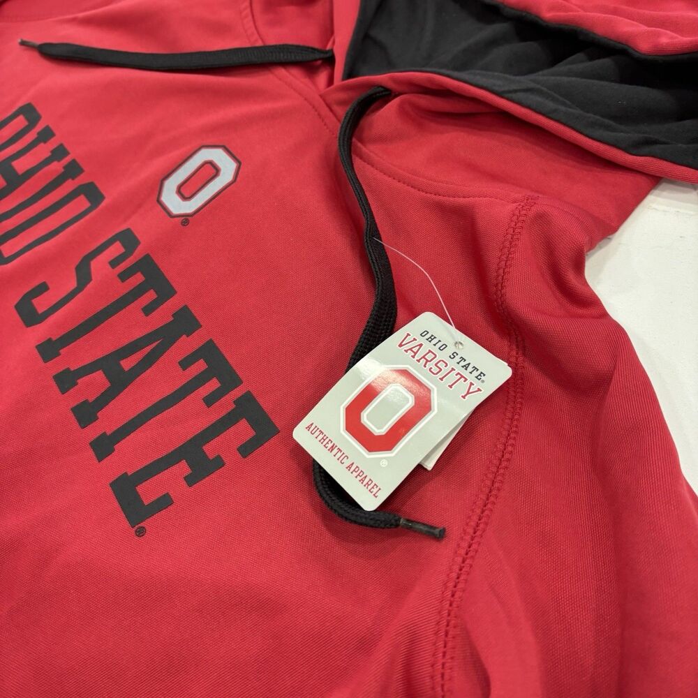 Ohio State Hoodie Womens Size XL College Football Red Pullover Sweatshirt NWT - Picture 3 of 7